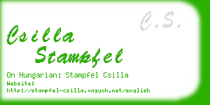 csilla stampfel business card